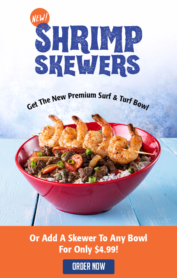 Genghis Grill Coupon Code Add a Skewer to any Bowl for 4.99 At part