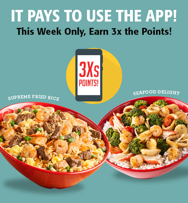Genghis Grill Coupon Code 3x's Points This Week Only When You Use The A